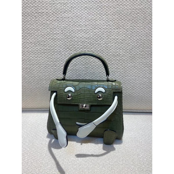 kelly doll  American crocodile top craftsmanship wax thread hand sewing