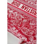 DIOR TOTE red embroidery