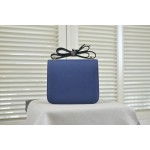 Kangkang 24 deep blue gold buckle epsom leather