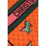 DIOR TOTE Orange dinosaur