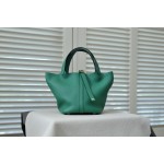 picotin18 imperial green gold buckle TC leather