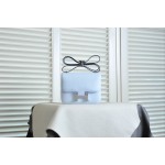 Kangkang 19 haze blue silver buckle epsom leather