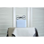 Kangkang 19 haze blue silver buckle epsom leather