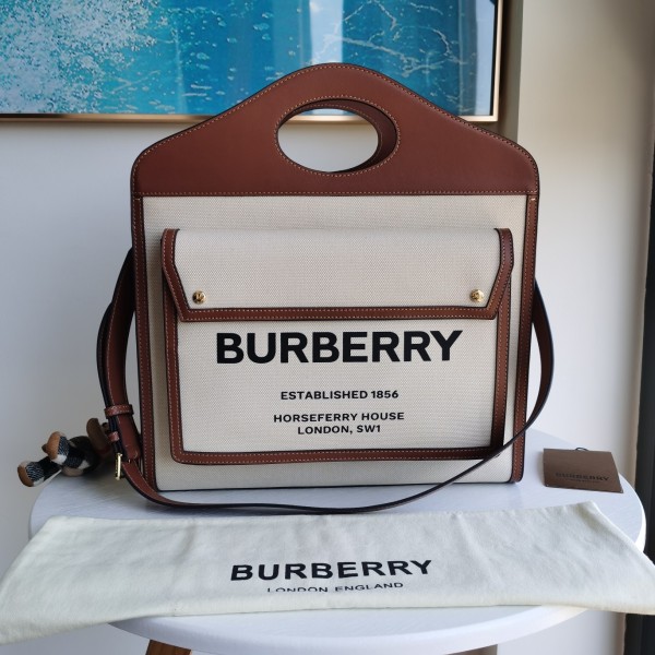 Burberry Zipper Tote Bag 2735