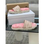 Dior vintage embroidered slippers