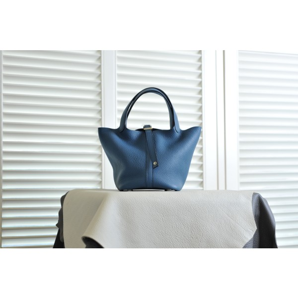 picotin18 Strait Green Gold Buckle TC Leather