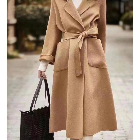 Cashmere coat Q53 (consult customer service to confirm the size before placing an order for a customized version)