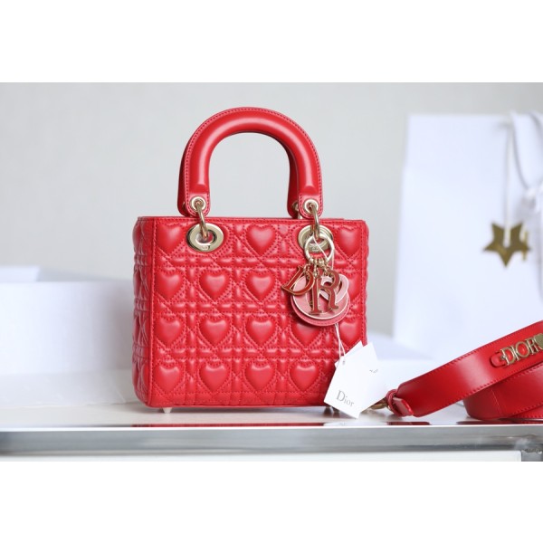 Dior Lady four compartments Tanabata model red DR-091