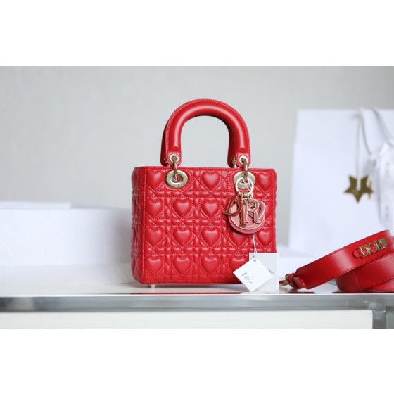 Dior Lady four compartments Tanabata model red DR-091