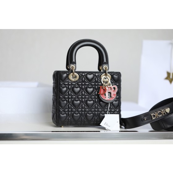 Dior Lady four compartments Tanabata model black ▪️DR-091