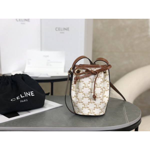 CELINE 𝗧𝗿𝗶𝗼𝗺𝗽𝗵𝗲𝗠𝗶𝗻𝗶 Mini bucket model: 10H492
