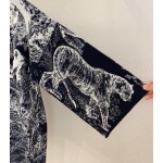 Dior knitted jacquard coat (consult customer service to confirm the size before placing a custom order)