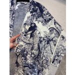 Dior knitted jacquard coat (consult customer service to confirm the size before placing a custom order)