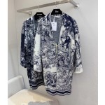 Dior knitted jacquard coat (consult customer service to confirm the size before placing a custom order)