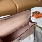 Mini Kelly generation rose pink swift leather