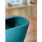 picotin18 dark green TC leather gold buckle