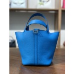 picotin18 Florida blue TC leather gold buckle