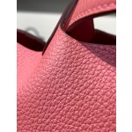 picotin18 summer powder TC leather silver buckle