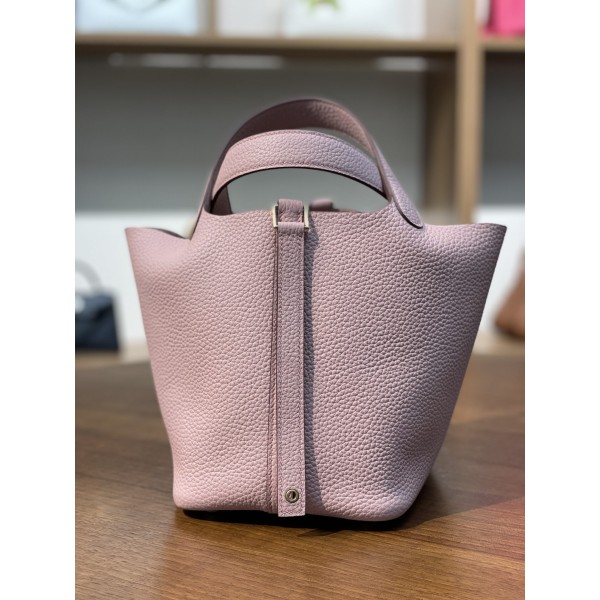 picotin18 ceramic powder TC leather gold buckle