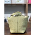 picotin18 ceramic powder TC leather gold buckle