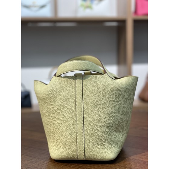 picotin18 ceramic powder TC leather gold buckle