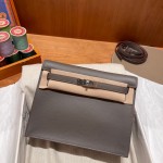 Kelly Danse Evercolor Leather 8F Pewter Gray