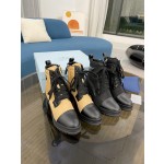 Prada high-heeled domineering short boots