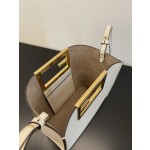 FENDI small beige Way new double F buckle handbag