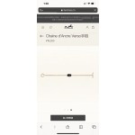 Hermes Enamel Pig Nose Cross Bar Bracelet