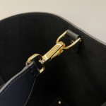 FENDI Large Black Way New Double F Buckle Bag