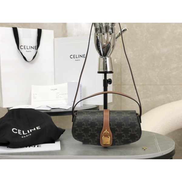 CELINE Padlock Old Flower Bag Model: 101592