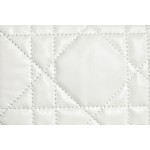 ▪️ DIOR CARO White Gunmetal Buckle DR-061