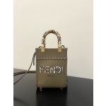 FENDI Sunshine mini tortoiseshell portable crossbody cute