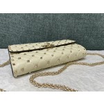 Valentino Studded Lambskin Shoulder Bag Clutch 0137