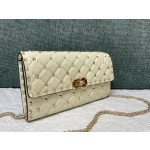 Valentino Studded Lambskin Shoulder Bag Clutch 0137