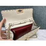 Valentino Studded Lambskin Shoulder Bag Clutch 0137