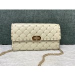 Valentino Studded Lambskin Shoulder Bag Clutch 0137
