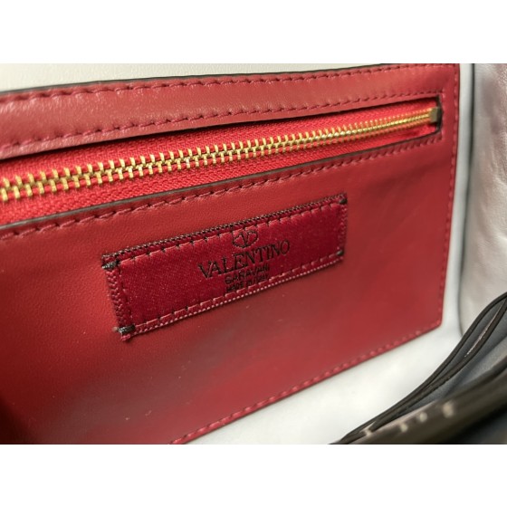 Valentino Studded Lambskin Shoulder Bag Clutch 0137