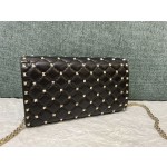 Valentino Studded Lambskin Shoulder Bag Clutch 0137