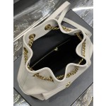 SAINT LAURENT  V型绗缝迷你水桶包型号：672609