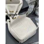 SAINT LAURENT  V型绗缝迷你水桶包型号：672609