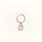 Hermes Smooth Single Diamond H Bag Ring