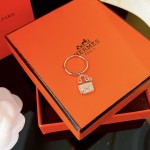 Hermes Smooth Single Diamond H Bag Ring
