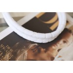 DIOR TOTE embroidered vine check white