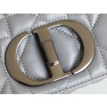 ▪️ DIOR CARO Grey Gunmetal Buckle DR-061