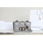 ▪️ DIOR CARO Grey Gunmetal Buckle DR-061