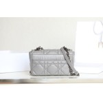 ▪️ DIOR CARO Grey Gunmetal Buckle DR-061
