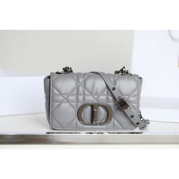 ▪️ DIOR CARO Grey Gunmetal Buckle DR-061