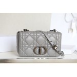 ▪️ DIOR CARO Grey Gunmetal Buckle DR-061