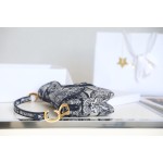 Dior Velvet Saddle Saddle Bag